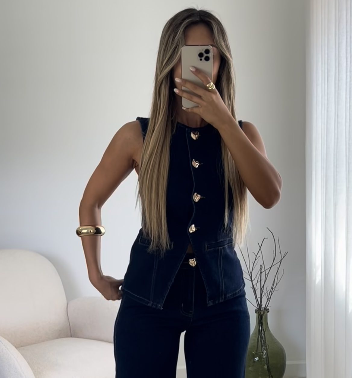 CONJUNTO DENIM CON ELASTANO.✨