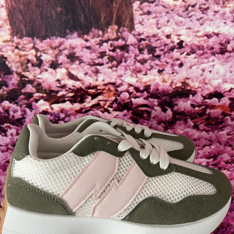 ZAPATILLAS INSPIRACIÓN NEW BALANCE VERDE & ROSA.