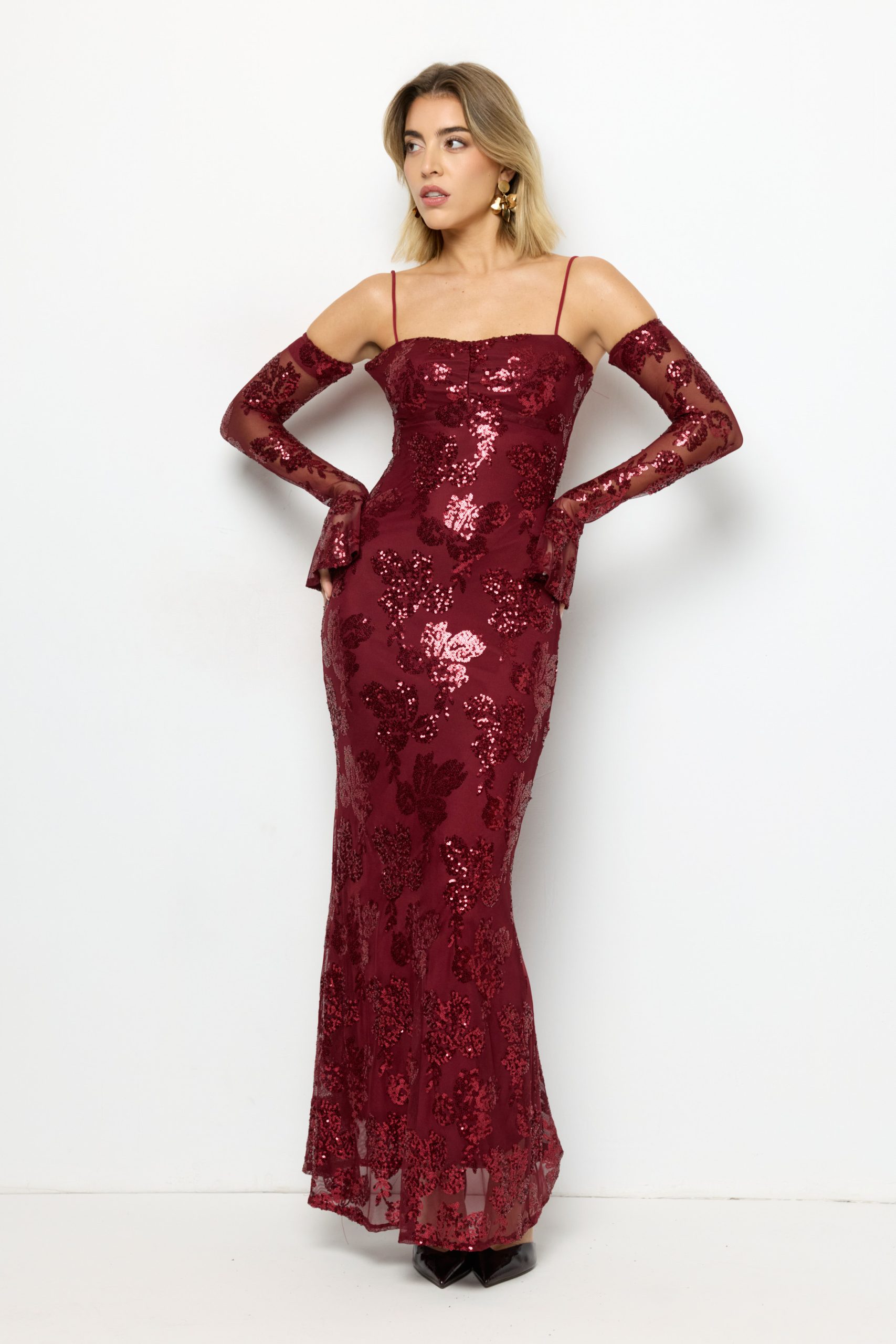 ✨ Vestido largo de tul con lentejuelas ✨ - Imagen 4