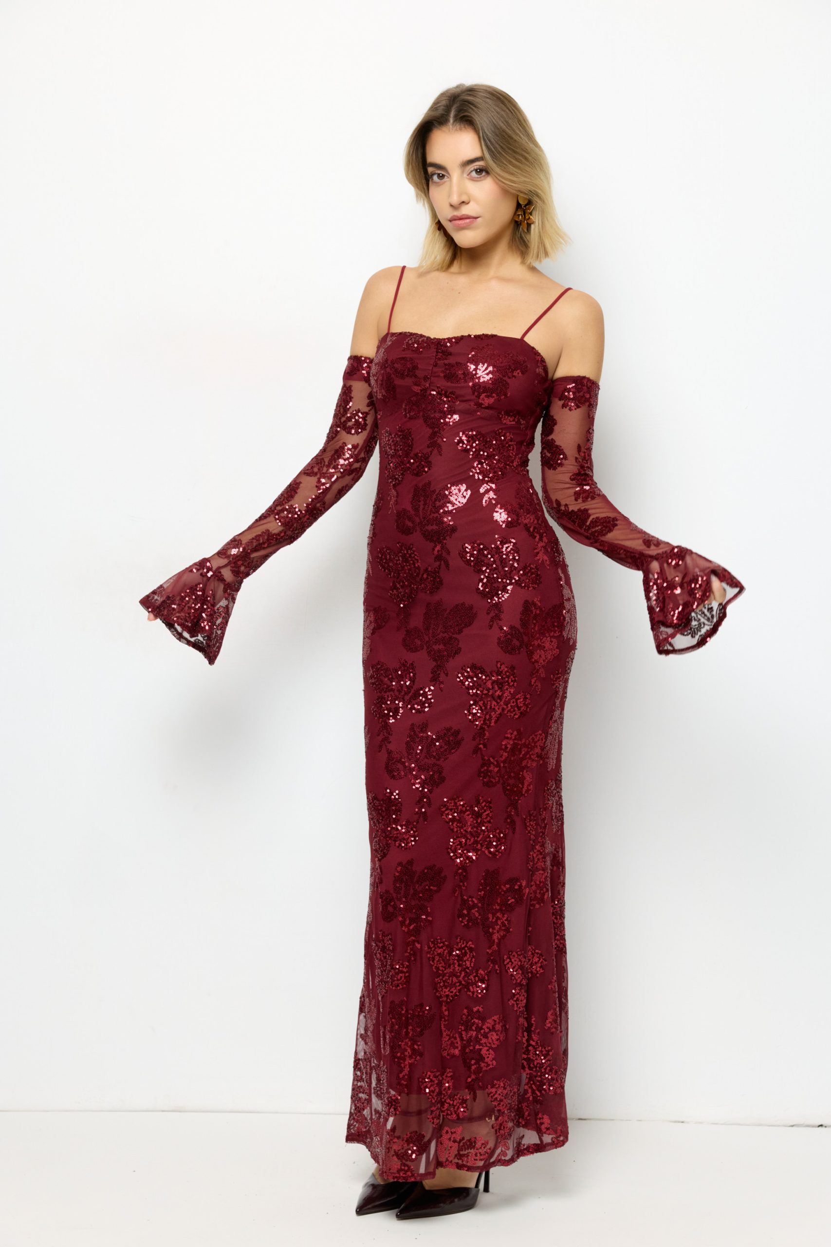 ✨ Vestido largo de tul con lentejuelas ✨ - Imagen 2